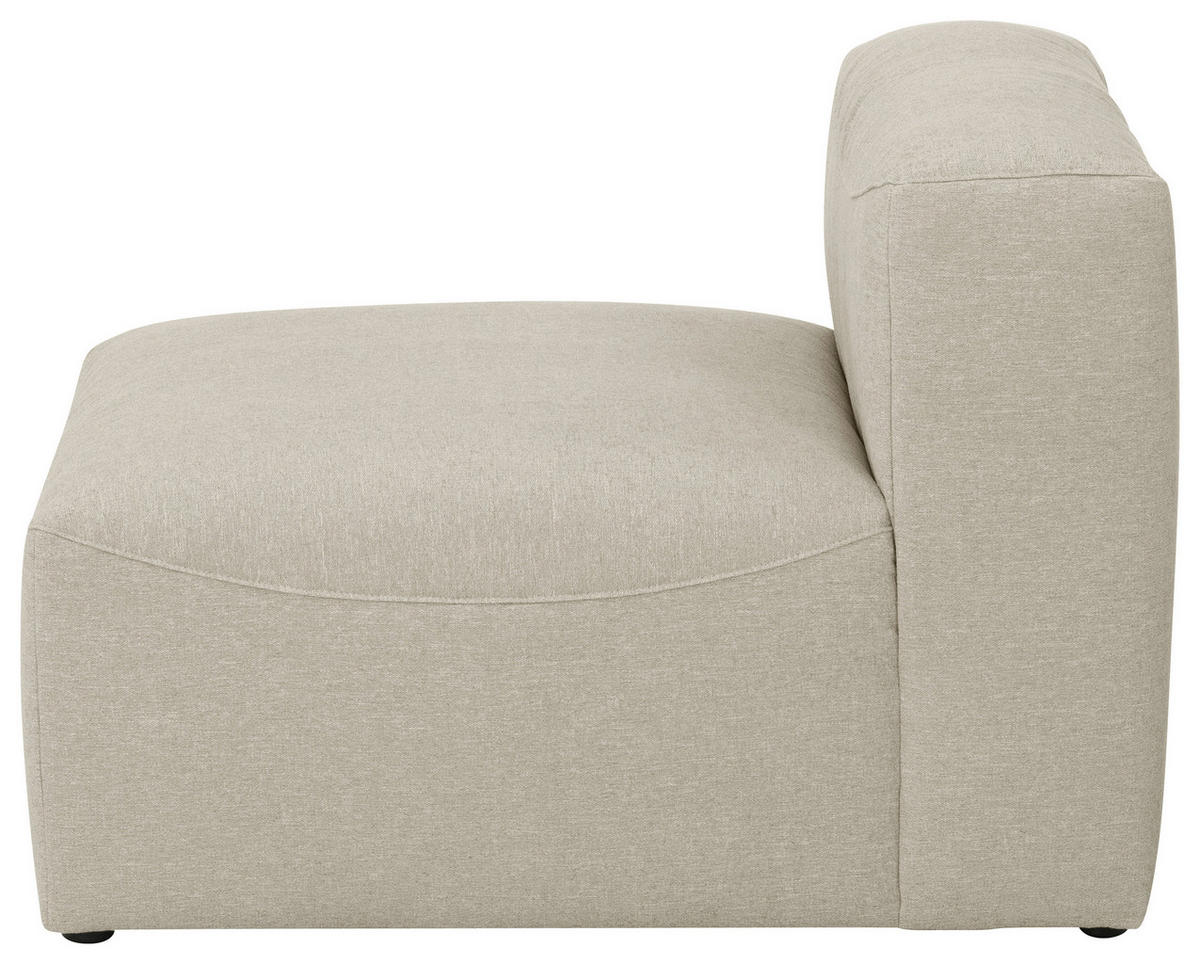 SOFAELEMENT Flachgewebe Creme  - Creme, Design, Kunststoff/Textil (75/73/100cm) - Max Winzer
