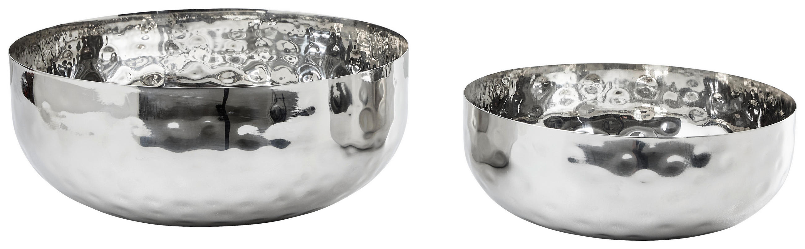 DEKOSCHALE - Silberfarben, Design, Metall (8/25cm) - Ambia Home
