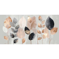 ALUMINIUMBILD Pflanzen  - Multicolor, Basics, Metall (100/50/2cm) - Euroart