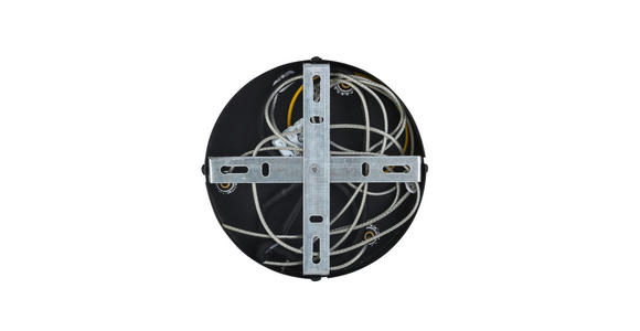 LED-HÄNGELEUCHTE 40/120 cm - Transparent/Schwarz, Design, Kunststoff/Metall (40/120cm) - Novel