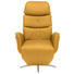 RELAXSESSEL in Leder Gelb - Chromfarben/Gelb, Design, Leder/Metall (80/118/88cm) - Welnova RELAXSESSEL in Leder Gelb - Chromfarben/Gelb, Design, Leder/Metall (80/118/88cm) - Welnova