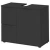 WASCHBECKENUNTERSCHRANK 70/60/35 cm  - Schwarz, KONVENTIONELL, Holzwerkstoff/Kunststoff (70/60/35cm) - Xora