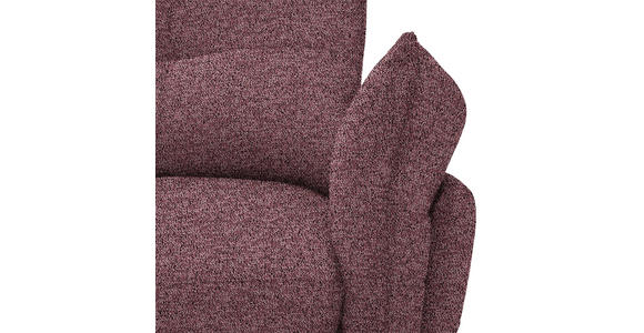 ECKSOFA in Bouclé Altrosa  - Schwarz/Altrosa, Design, Textil/Metall (220/250cm) - Xora