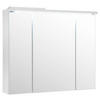 SPIEGELSCHRANK 80/69/20 cm  - Weiß, Basics, Glas/Holzwerkstoff (80/69/20cm) - Livetastic