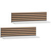 WANDREGAL 60/15,7/17,3 cm  - Eichefarben/Weiß, Design, Holzwerkstoff (60/15,7/17,3cm) - MID.YOU