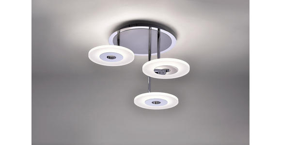 LED-DECKENLEUCHTE 13 W 60 cm - Weiß, Design, Metall (60cm) - Ambiente