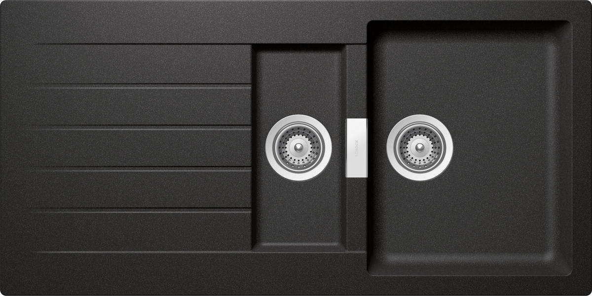 SPÜLE SIGD150ASTO  - Graphitfarben, Basics, Stein (100/50cm) - Schock