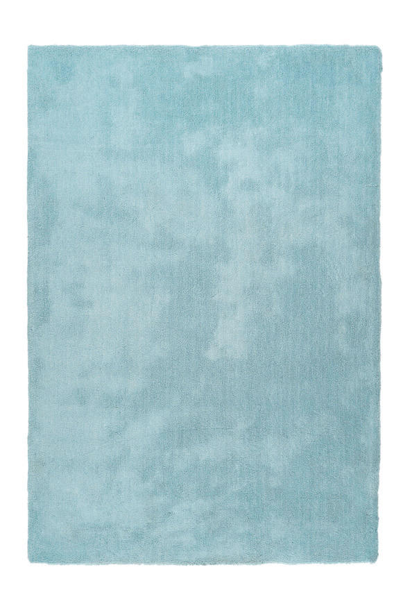 PREPROGA Z VISOKIM FLOROM Velvet  160/230 cm  taftano  pastelno modra  - pastelno modra, Basics, tekstil (160/230cm)