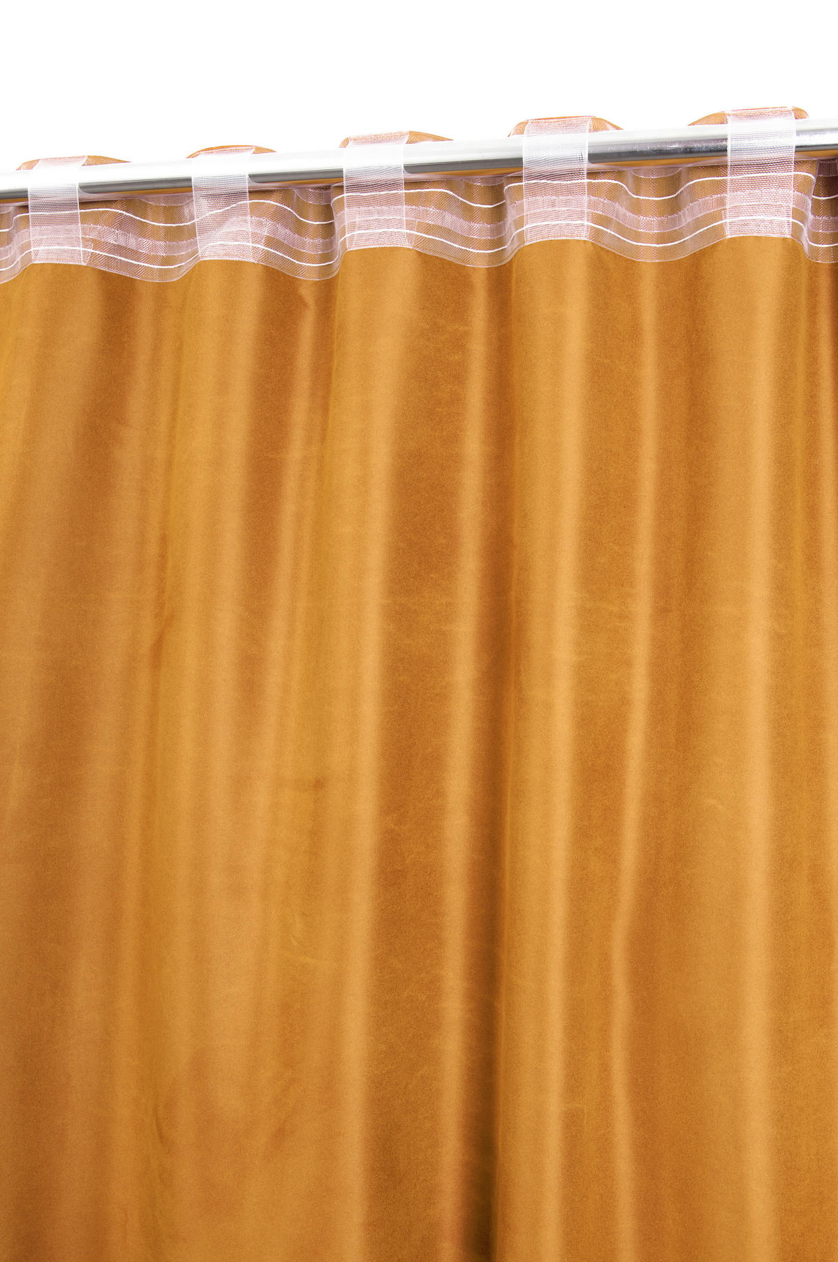 FERTIGVORHANG  blickdicht   140/280 cm  - Dunkelgelb, Basics, Textil (140/280cm)