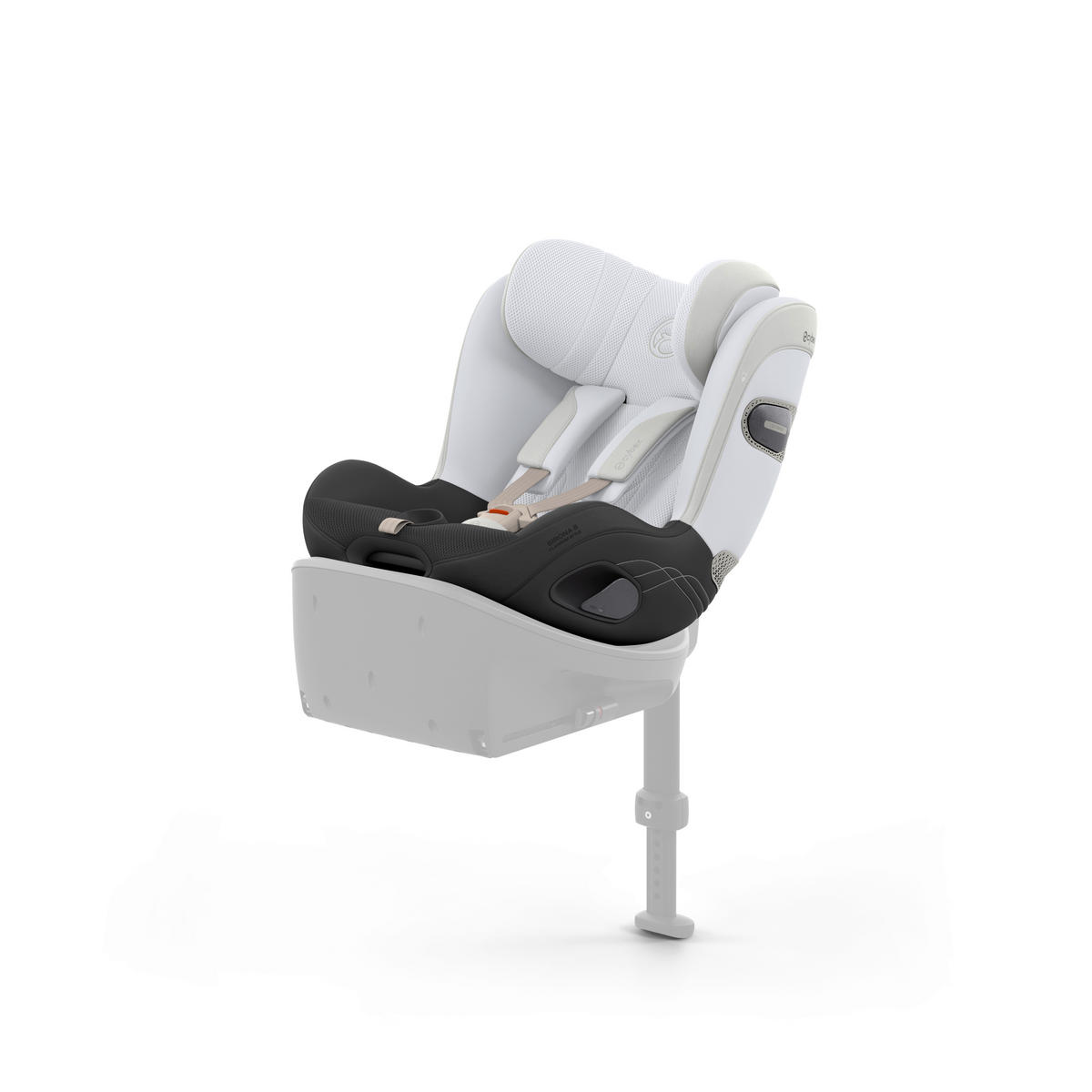 REBOARDER-KINDERSITZ Sirona S Style Misty Grey  - Hellgrau, Basics, Kunststoff/Textil (53/45,5/49,5cm) - cybex PLATINUM