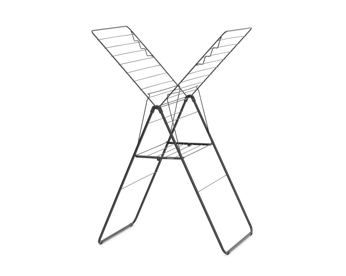 STANDTROCKNER 59.2/98.4/5 cm  - Schwarz, Basics, Metall (59.2/98.4/5cm) - Brabantia