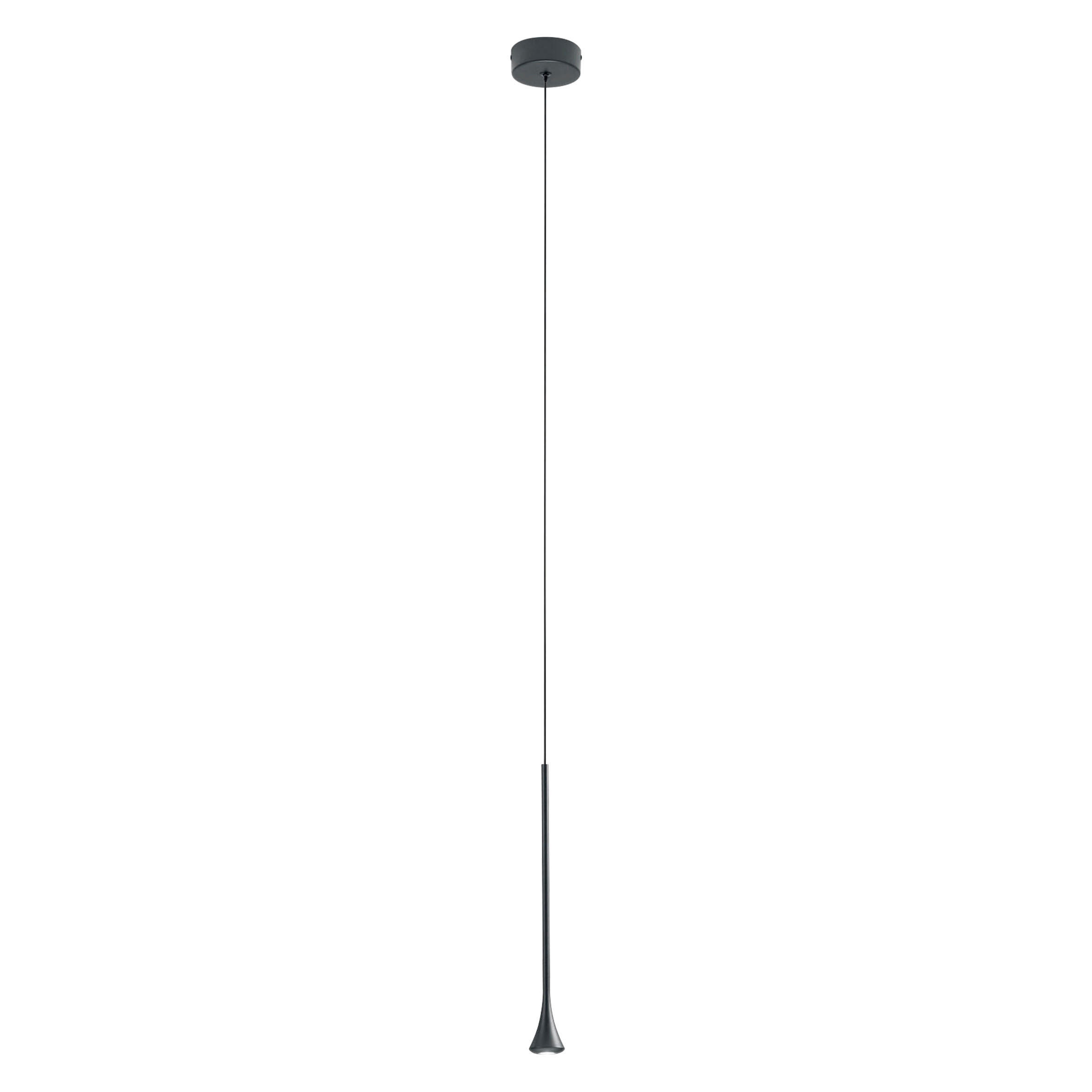 Fabas Luce Led-Hängeleuchte Susa Schwarz 200 cm