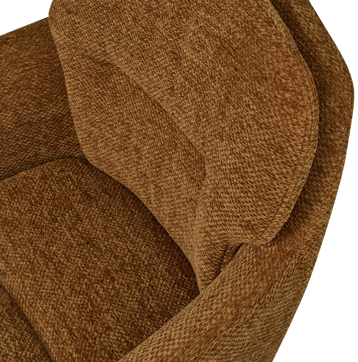 ARMLEHNSTUHL-SET 2 Stück  in Eisen Chenille  - Gelb/Karamell, MODERN, Textil/Metall (57/82/59cm) - Livetastic