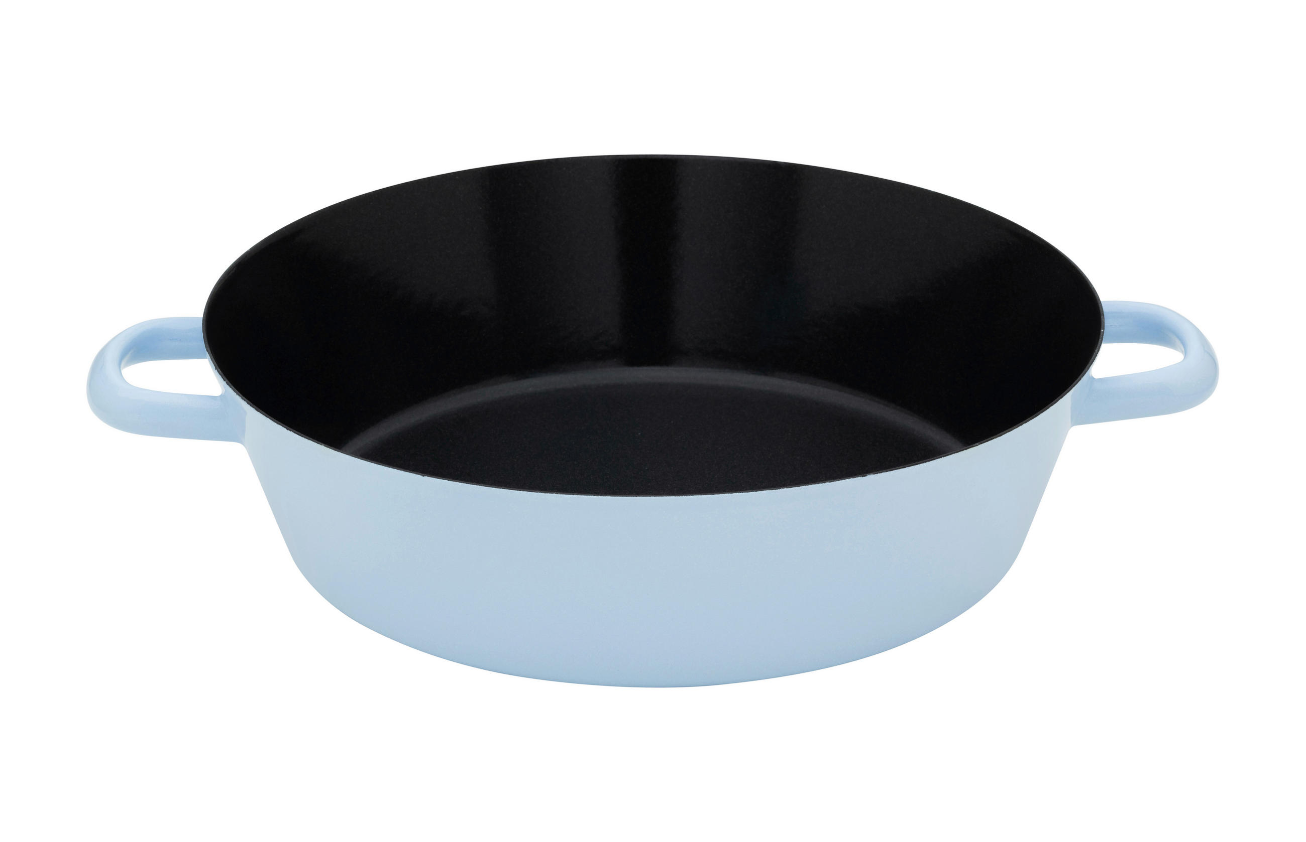 PFANNE  - Blau, Basics, Metall (35,8/28,7/7,5cm) - Riess