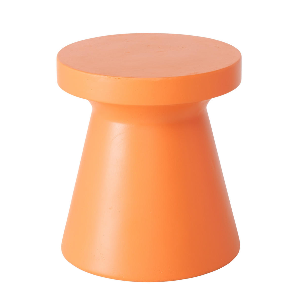 BEISTELLTISCH Orange rund  - Orange, Basics, Keramik/Kunststoff (35/39,5cm) - Boltze Home