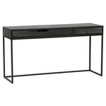 SCHREIBTISCH 140/44/75 cm  in Schwarz  - Schwarz, Design, Holz/Metall (140/44/75cm) - Carryhome
