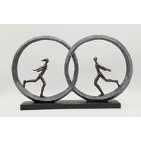 DEKORAČNÍ POSTAVIČKA DÁMA - černá, Basics, plast (49.3/9.2/29cm)