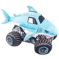 KINDERKISSEN MONSTER JAM 18/23 cm  - Blau, Basics, Textil (18/23cm)