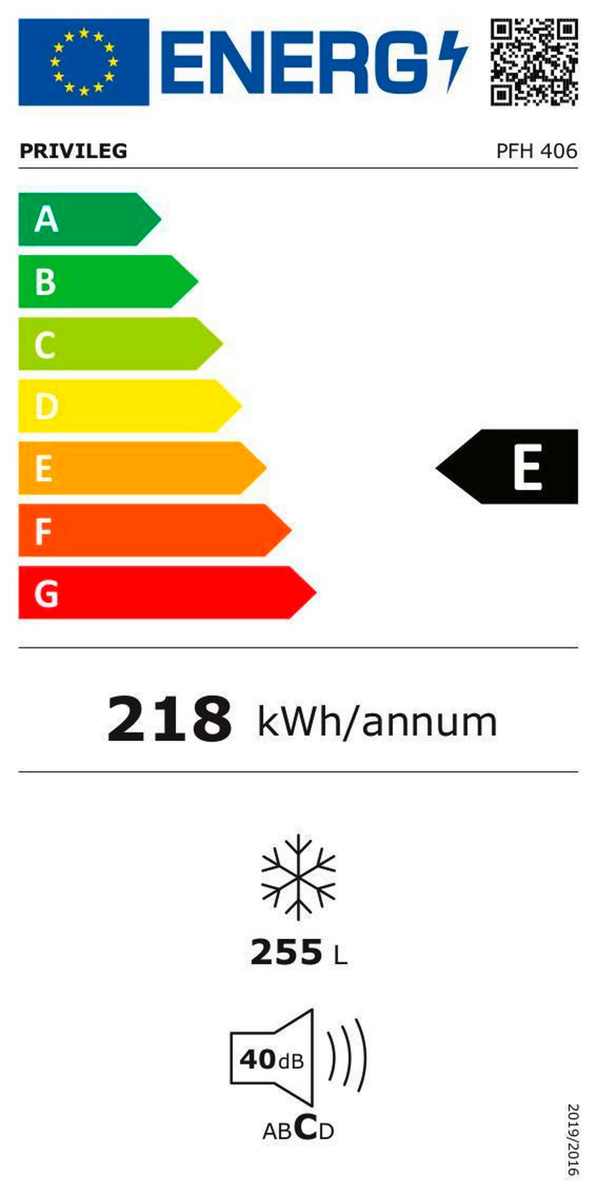 GEFRIERTRUHE PFH 406  - Weiß, Basics, Kunststoff/Metall (101/91,6/69,8cm) - Privileg