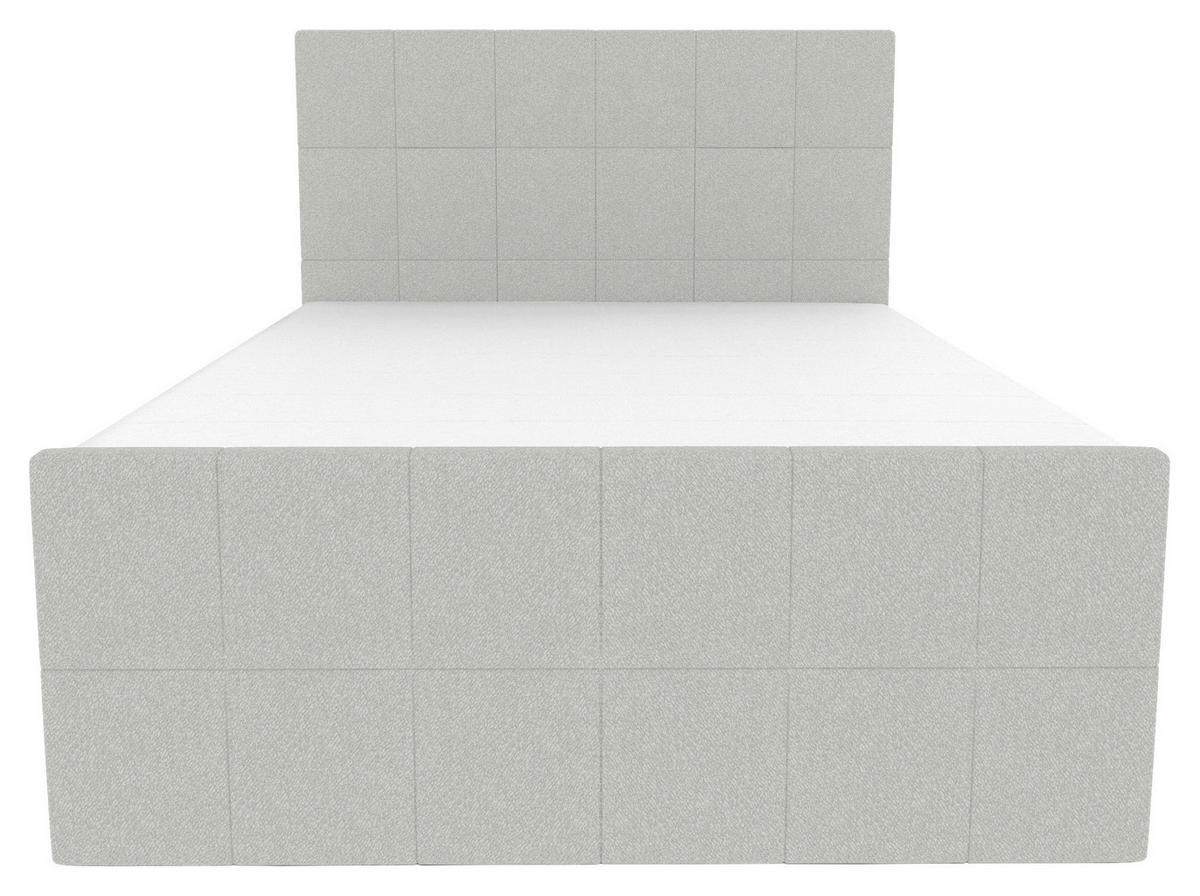 BOXBETT 120/200 cm  in Hellgrau  - Hellgrau, KONVENTIONELL, Kunststoff/Textil (120/200cm) - Boxxx