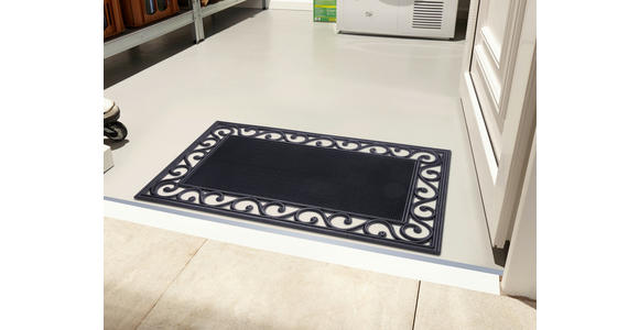 FUßMATTE 45/75 cm Mix Mats - Schwarz, Basics, Kunststoff (45/75cm) - Esposa