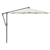 AMPELSCHIRM 330 cm Beige  - Anthrazit/Beige, Design, Textil/Metall (330/330cm) - Glatz