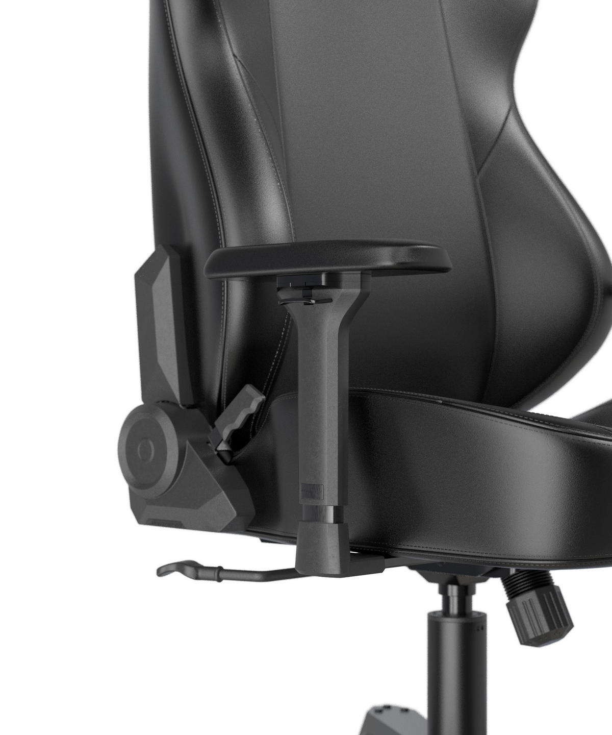GAMINGSTUHL Schwarz Metall, Textil   - Schwarz, KONVENTIONELL, Textil/Metall (80/138,5-148/60cm) - Dxracer