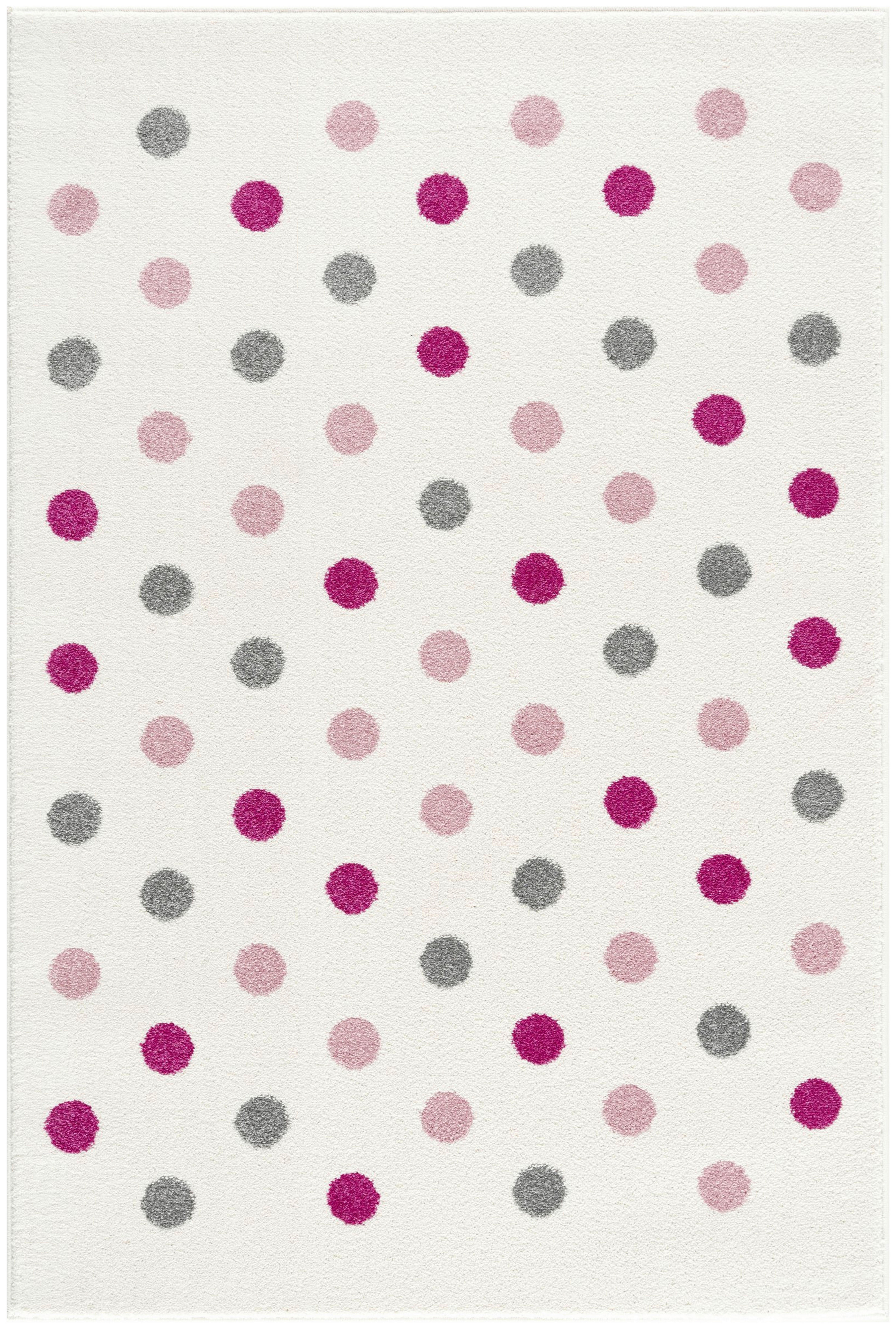 KINDERTEPPICH Happy Rugs  - Silberfarben/Creme, Trend, Textil (100/160cm)