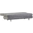 SCHLAFSOFA  in Webstoff Grau, Hellgrau  - Chromfarben/Hellgrau, Design, Kunststoff/Textil (196/74/90cm) - Carryhome