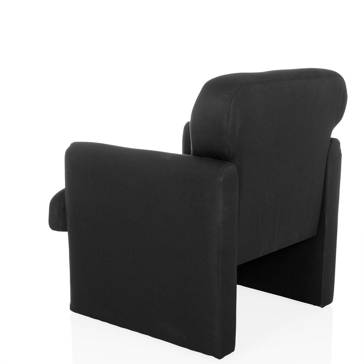 LOUNGEFÅTÖLJ  - svart, Modern, textil (66/77/74cm) - MID.YOU
