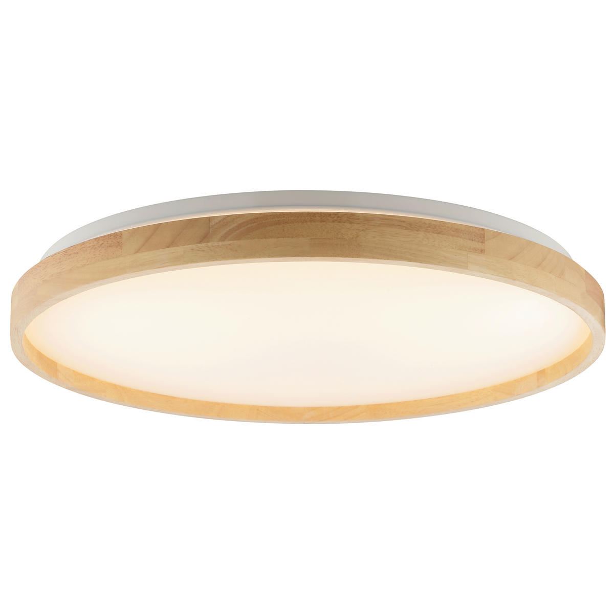 LED PLAFONJERA - boja bukve/crna, Osnovno, drvo/plastika (49,5/7,5cm)