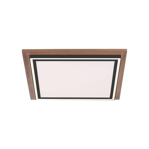 LED-DECKENLEUCHTE 53,4/53,4/6,2 cm   - LIFESTYLE, Holz/Kunststoff (53,4/53,4/6,2cm)