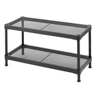 SCHUHREGAL Schwarz  - Schwarz, Design, Kunststoff/Metall (75/40/32cm) - MID.YOU