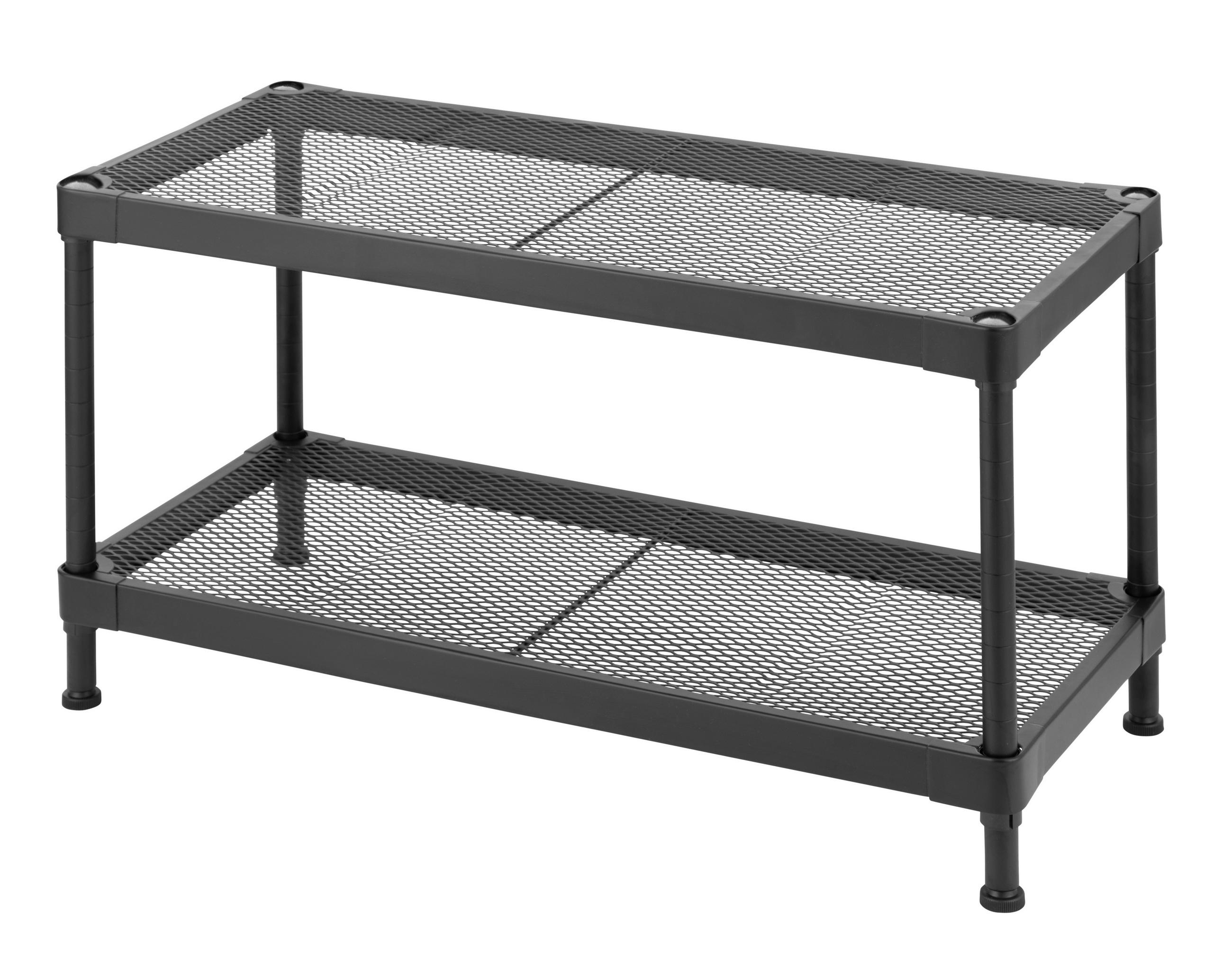 MID.YOU REGÁL NA BOTY, černá, 75/40/32 cm