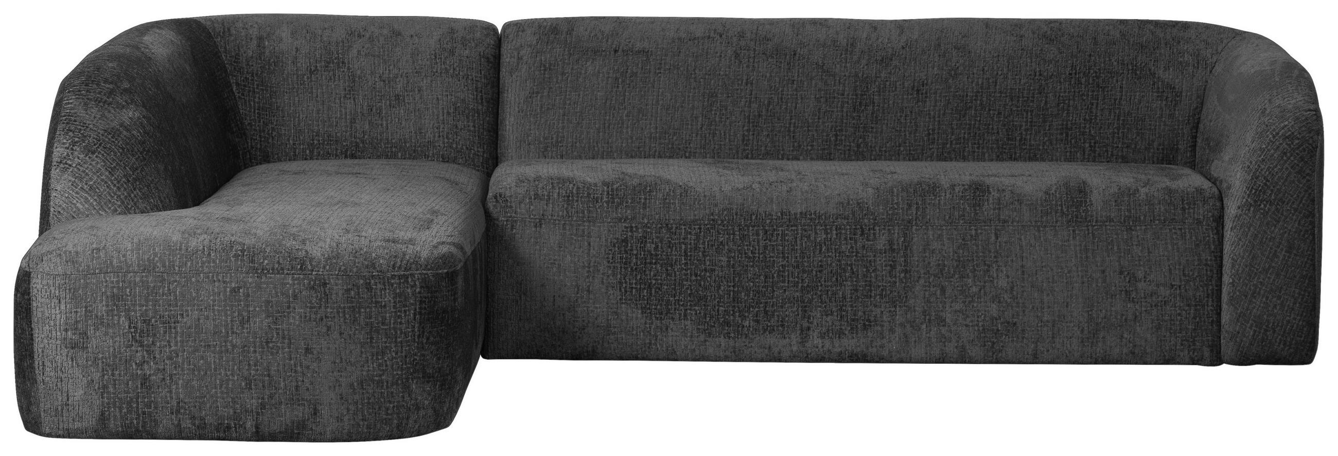 ECKSOFA Sloping Anthrazit Chenille  - Anthrazit, Design, Textil (225/274cm) - Livetastic