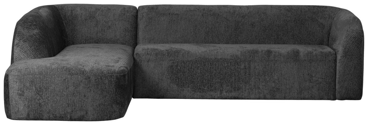 ECKSOFA Sloping Anthrazit Chenille  inkl.  - Anthrazit, Design, Textil (225/274cm) - Livetastic