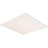 LED PANEL, 45/45/4,5 cm - bílá, Konvenční, kov/plast (45/45/4,5cm) - Novel