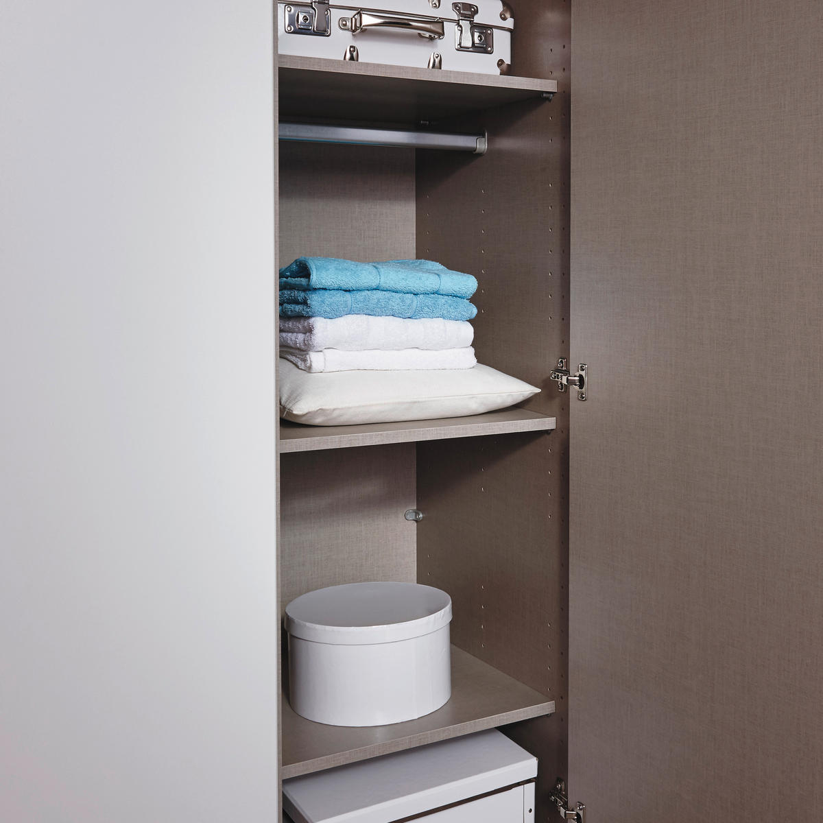 EINLEGEBODENSET 43/1,6/45 cm  - Grau, Basics, Holzwerkstoff (43/1,6/45cm) - Carryhome