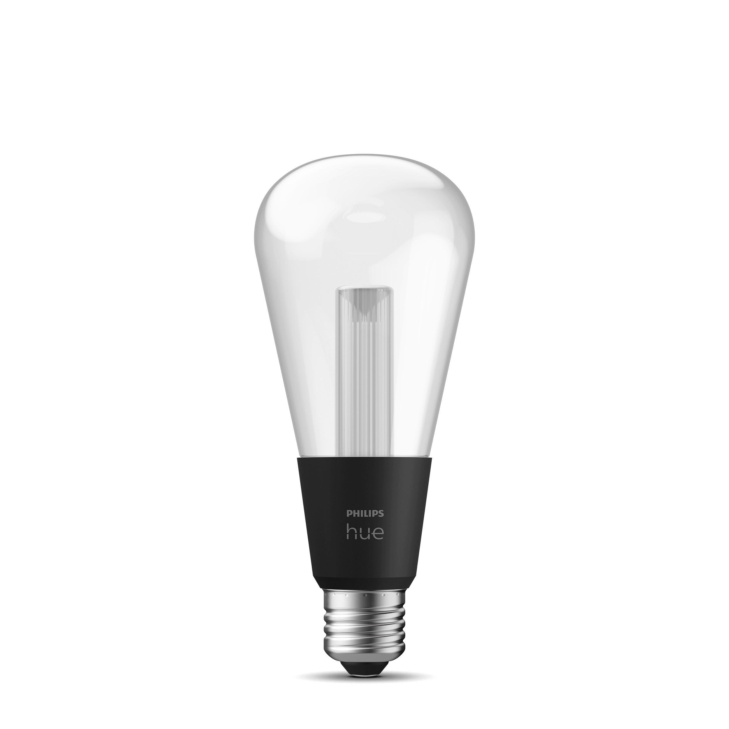 LED-LEUCHTMITTEL   E27 6,8 W  - Schwarz, Basics, Glas (7,2/16,8/7,2cm) - Philips HUE