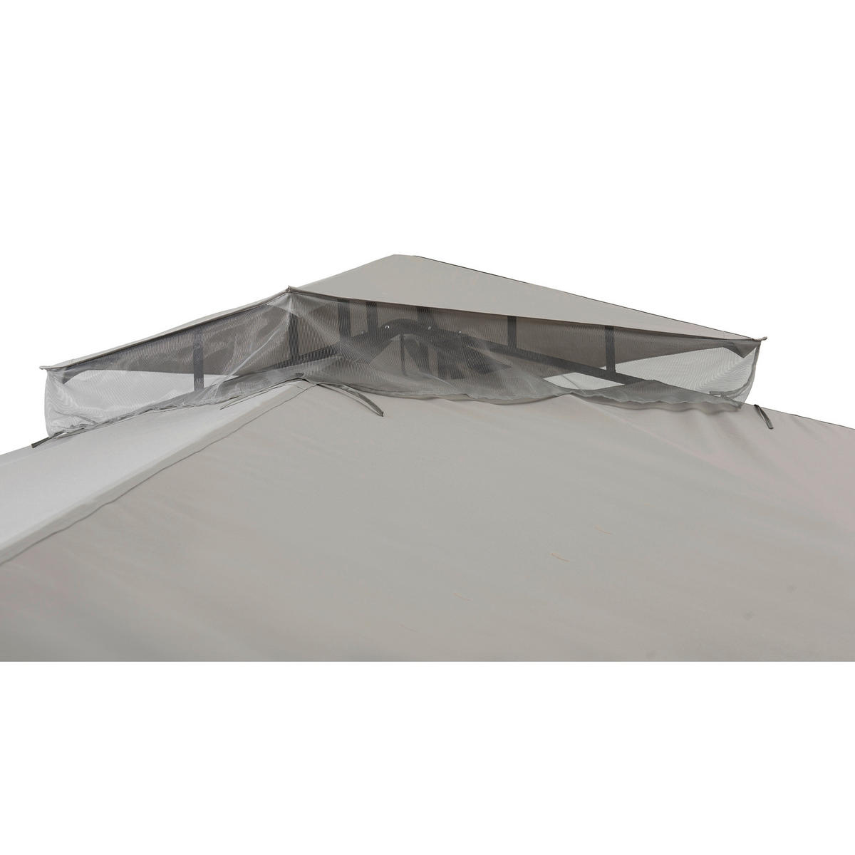 PAVILLON 402/296/336 cm   - Schwarz/Grau, Basics, Textil/Metall (402/296/336cm)