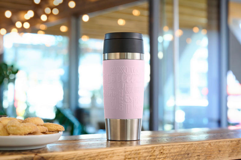 THERMOBECHER TRAVEL MUG 0,36 L  - Basics, Kunststoff/Metall (0,36l) - Emsa
