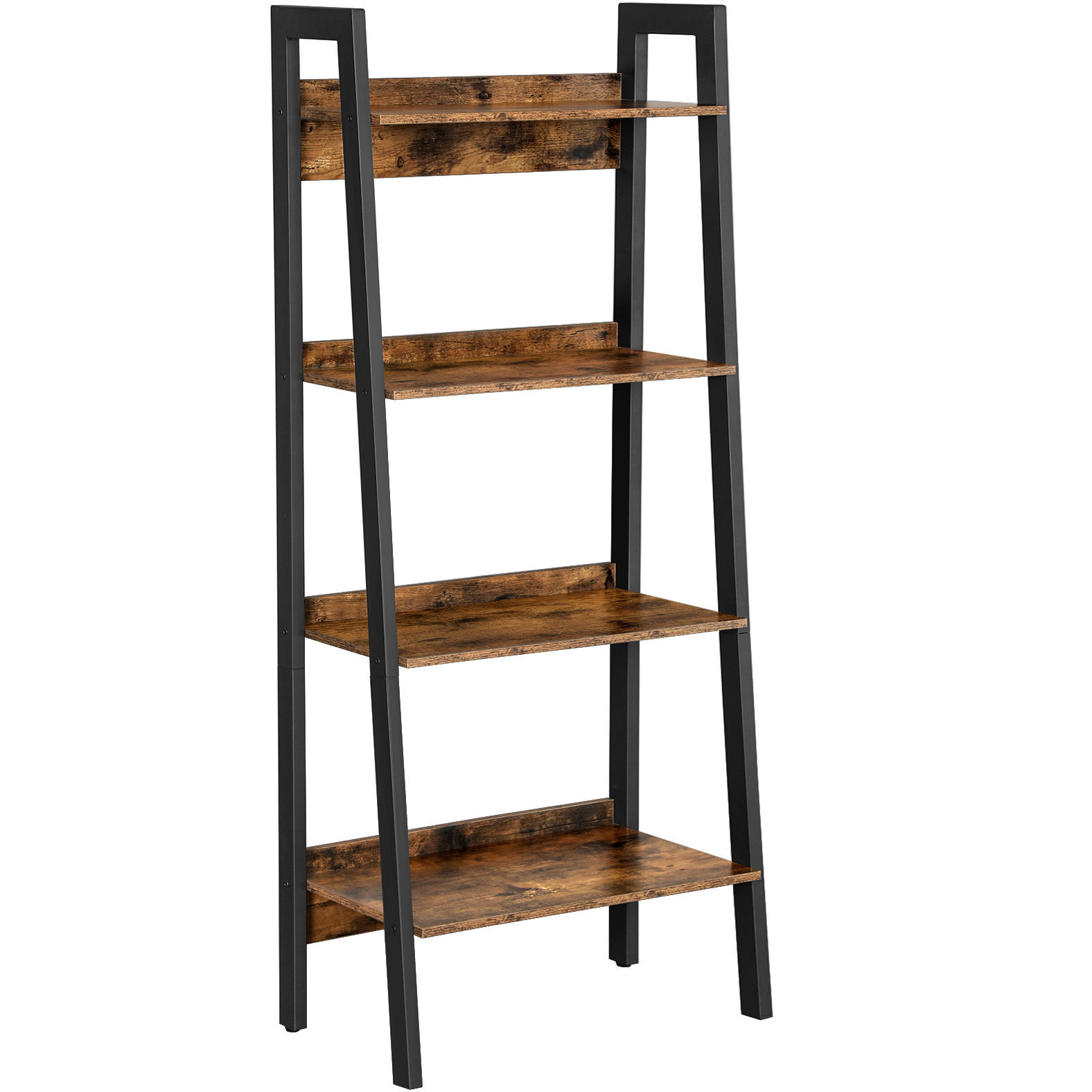 REGÁL NA DOKUMENTY - černá/hnědá, Trend, kov/kompozitní dřevo (56/137,5/34cm) - Boxxx