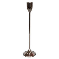 KERZENHALTER - Chromfarben/Nickelfarben, LIFESTYLE, Metall (8/32cm) - Ambia Home