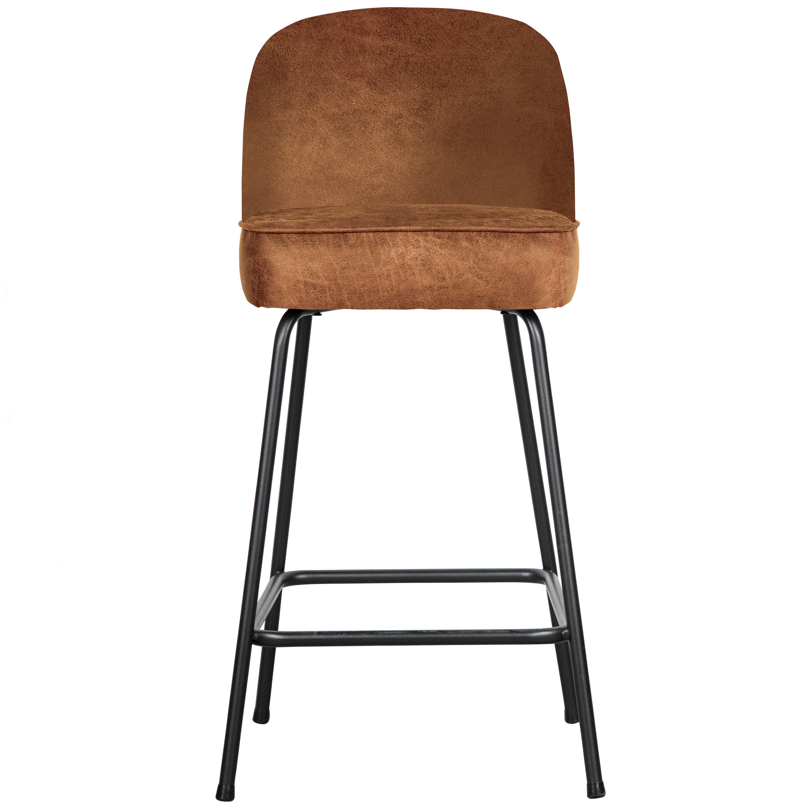Livetastic Tresenstuhl Vogue Cognac, Schwarz 50x89x55 cm