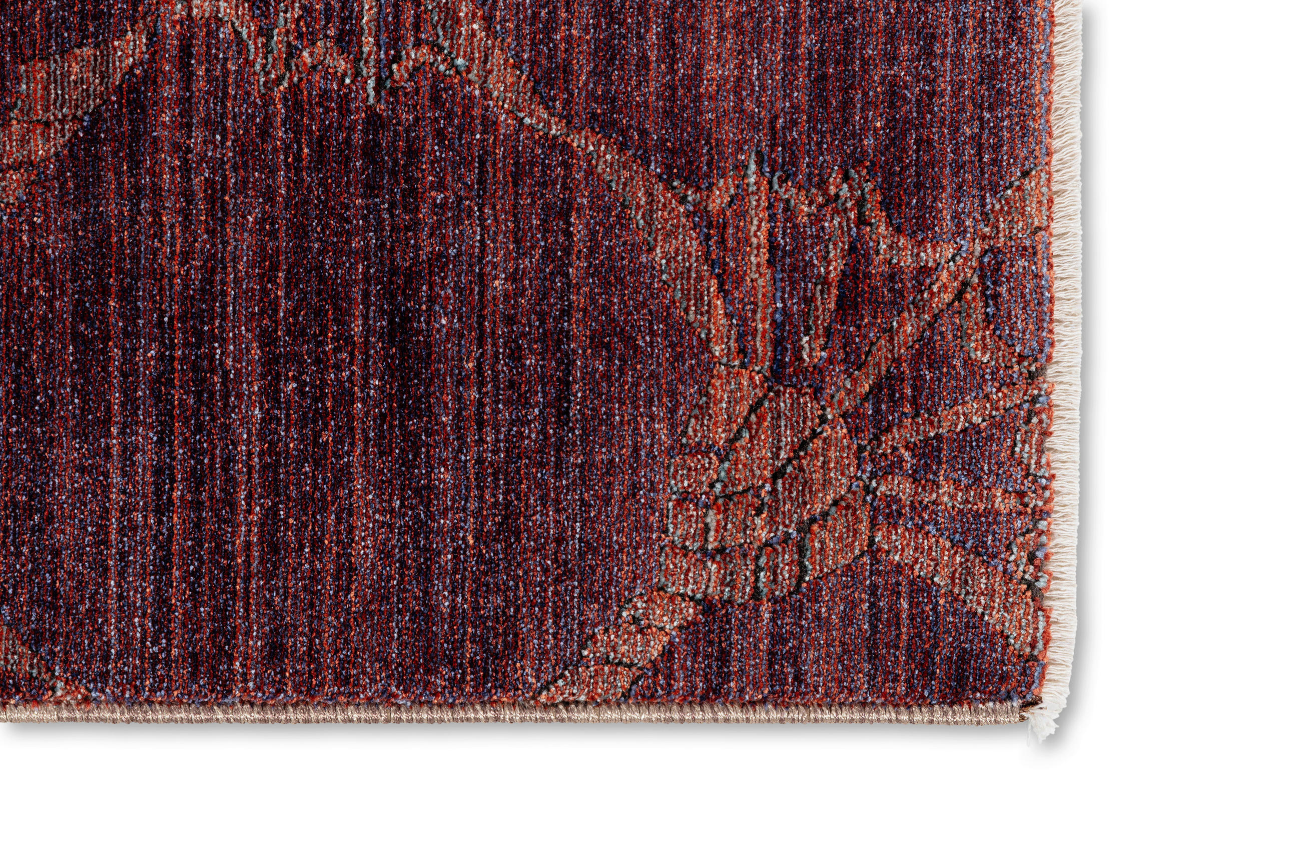 Thumbnail - Joop! Webteppich Cornflower Gleam, Dunkelrot, Textil, Raute, rechteckig, 200x300 cm, für Fußbodenheizung geeignet, in ve...