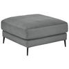 HOCKER Textil Grau  - Schwarz/Grau, Design, Textil/Metall (90/43/90cm) - Dieter Knoll