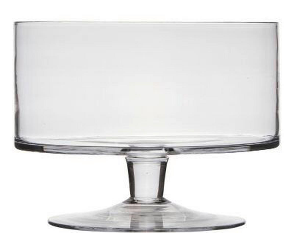 VASE  - Transparent, Basics, Glas (24/18cm)