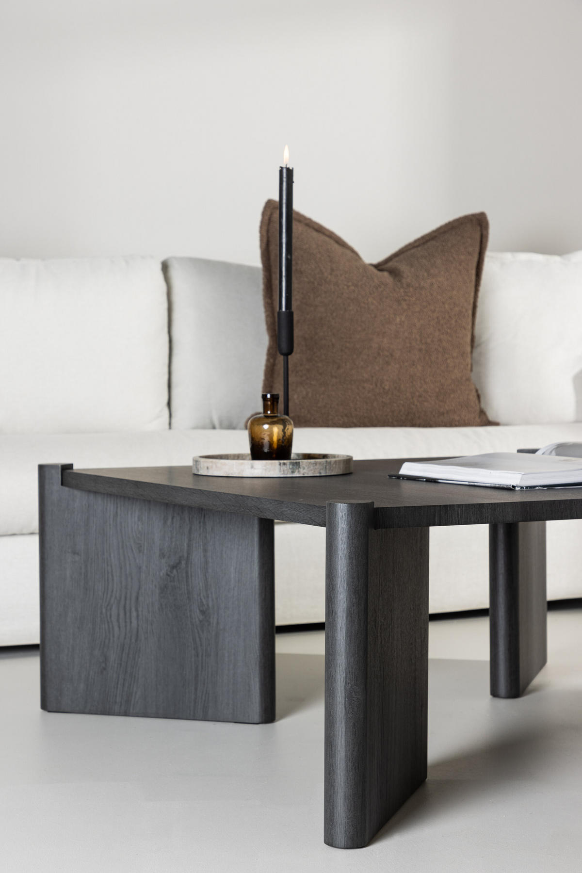 SOFFBORD i trä, trämaterial 100/100/40 cm  - svart, Design, trämaterial/trä (100/100/40cm) - Best Price