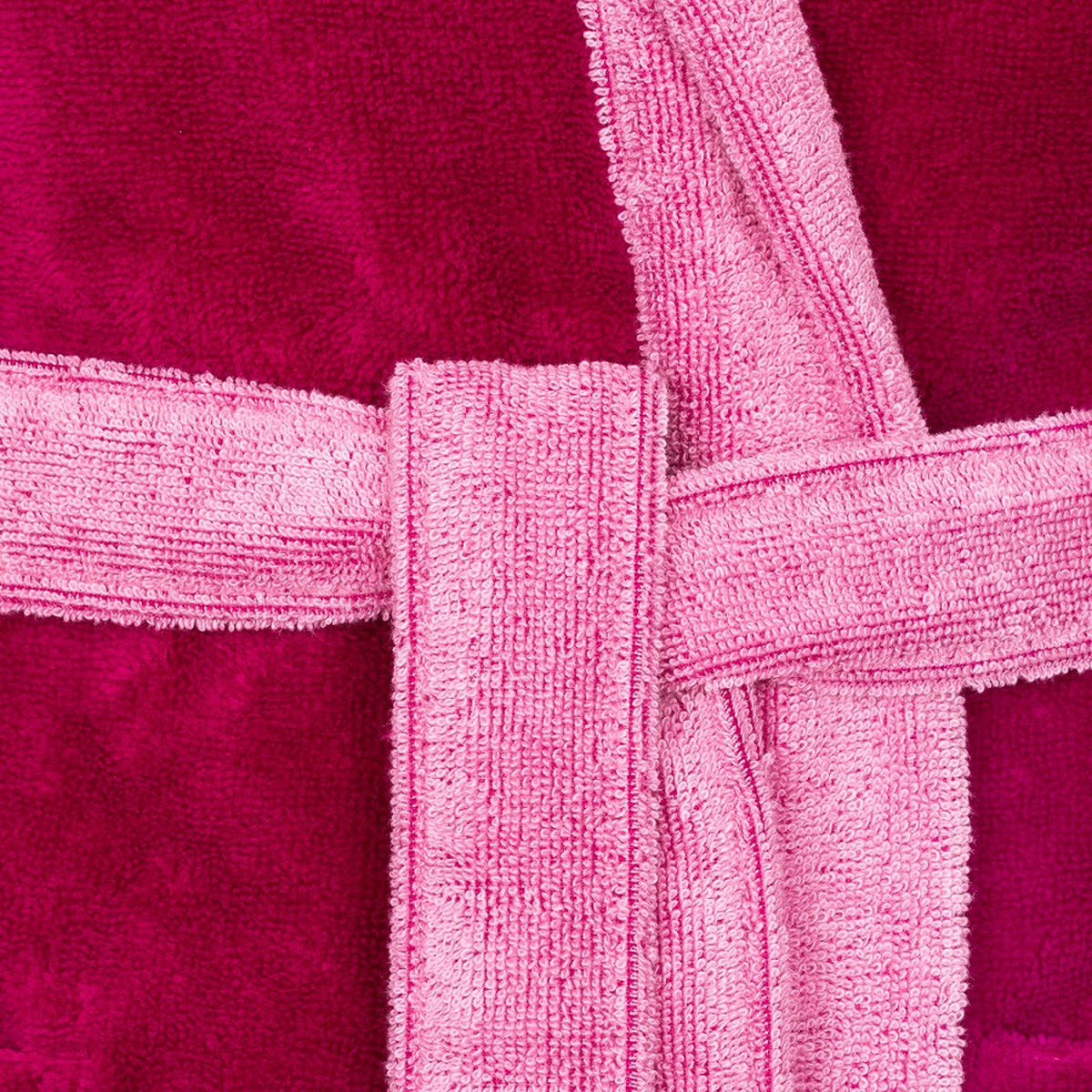 BADEMANTEL S Unisex  - Pink, Basics, Textil (Snull) - Vossen