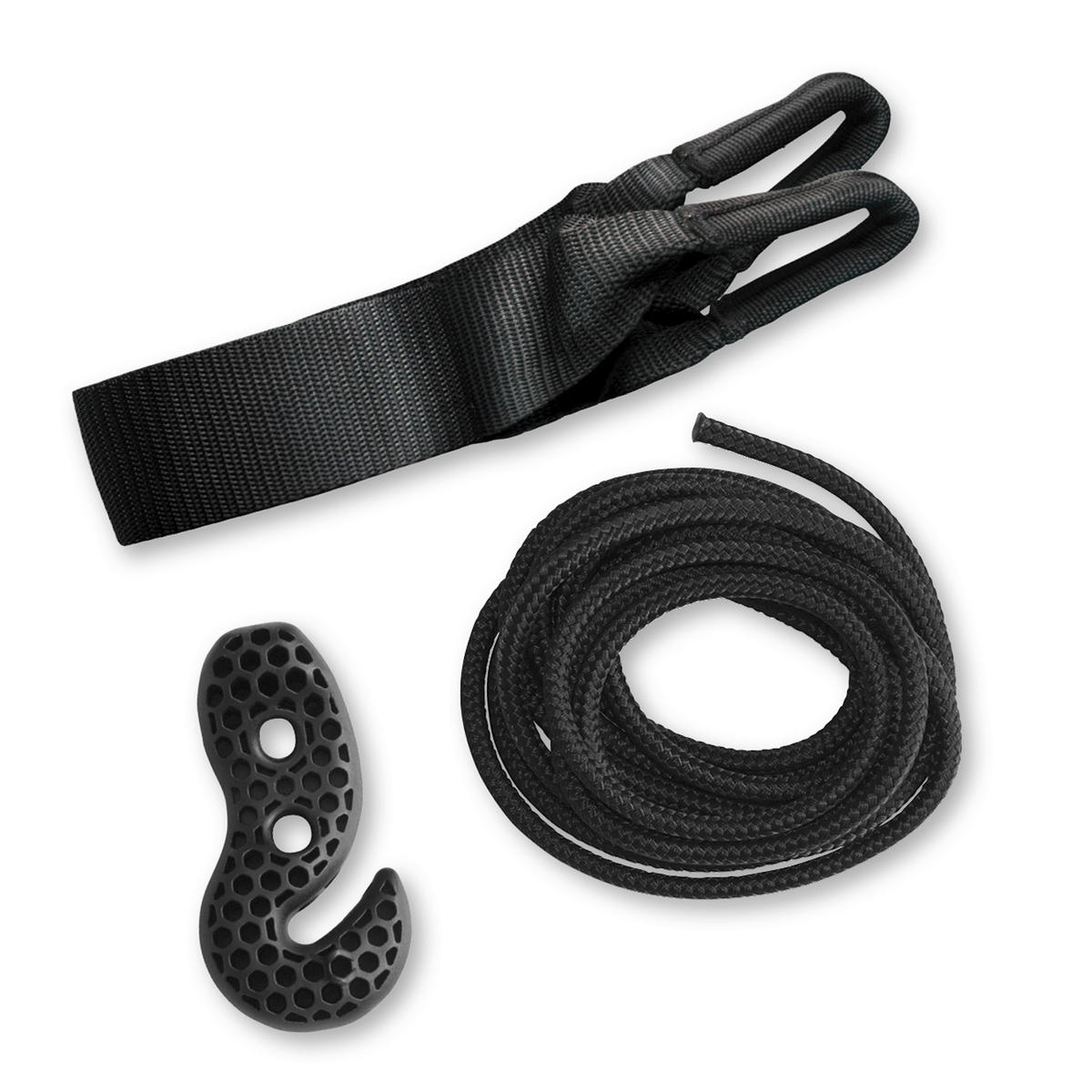 ÚCHYT PRO HOUPACÍ SÍŤ  - černá, Basics, plast (300cm) - La Siesta